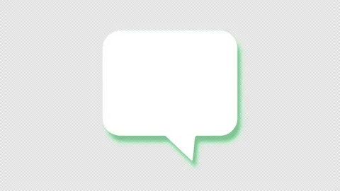 Messaging App Chat Icon Animation – Modern Communication UI Stock Footage 306661430