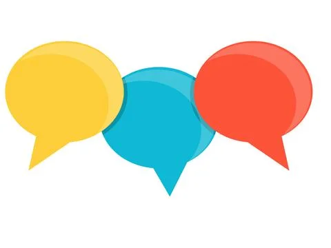 Messaging Speech bubble icon Stock Illustration