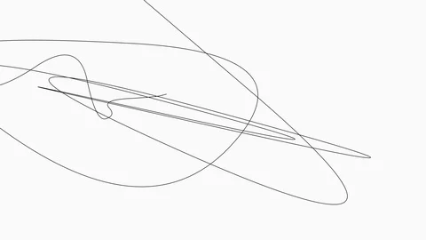 Messed line movement Stock Footage 125273241