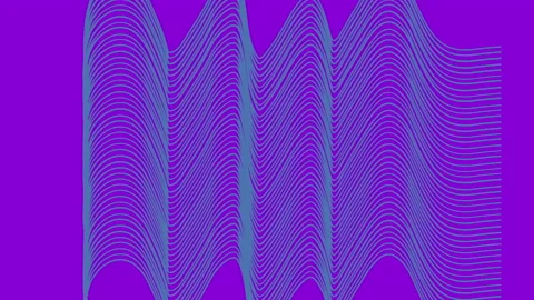 Messed lines movement. Weird motion design with abstract graphic silhouettes. Stock Footage 139012129