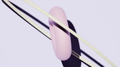 Messed motion of 3d rendered geometric shapes Stock Footage 146371492