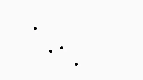 Messed round shapes animation. Digital motion design. Stock Footage 128069245
