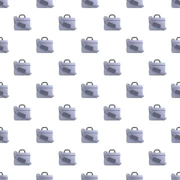 Messenger bag repeating pattern for business and travel Stock-Illustration