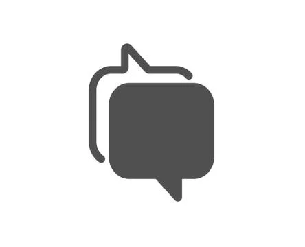 Messenger icon. Speech bubble sign. Chat message. Vector 스톡 일러스트