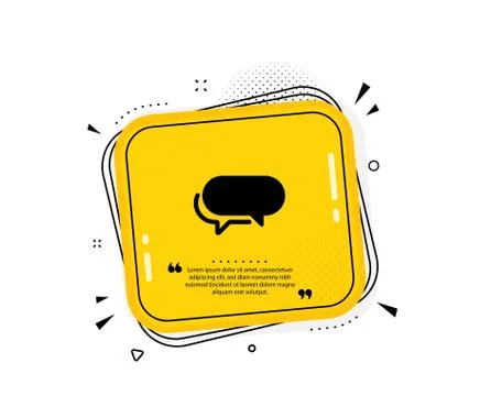 Messenger icon. Speech bubble sign. Chat message. Vector 스톡 일러스트