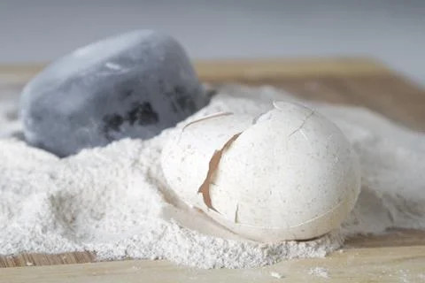 Messy baking Stockfoto's