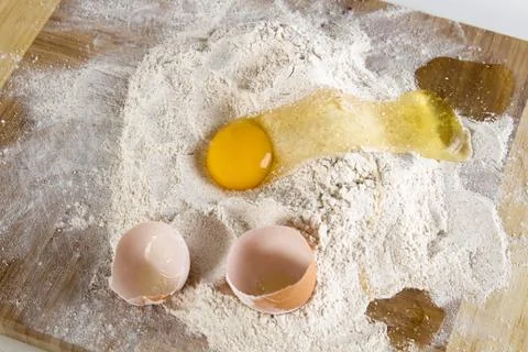 Messy baking Stock-Fotos