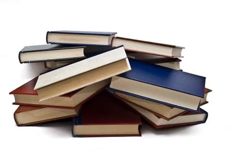 Messy books. Stock Photos