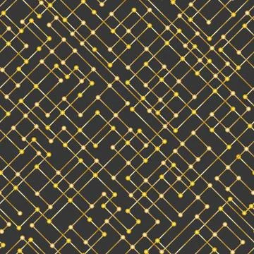 Messy connected dots seamless background. 스톡 일러스트