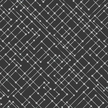 Messy connected dots seamless background. Stock Illustration