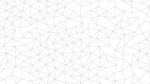 Messy connected dots on white background. Stock Footage 153089981