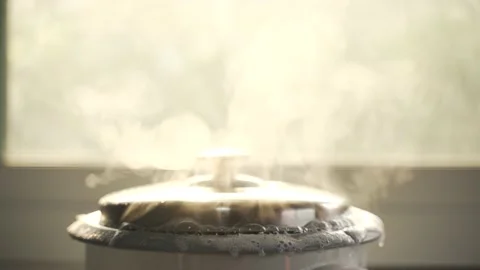 Messy lid of rice cooker Video stock 139026813