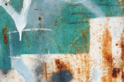 Messy paint Foto stock