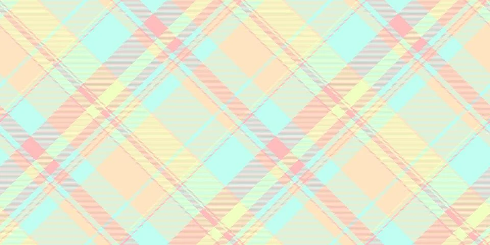 Messy pattern seamless texture, goose tartan vector background. Craft check.. Stock Illustration