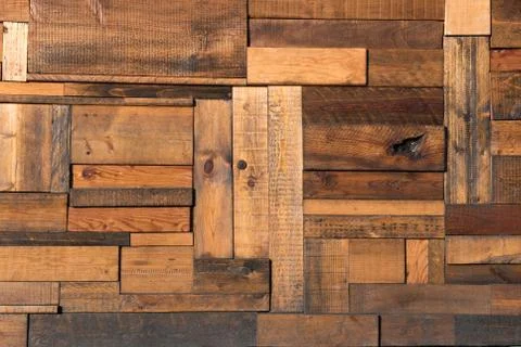 Messy planks background Foto stock