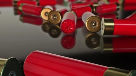 Messy Shotgun Shells 库存影片 58931531