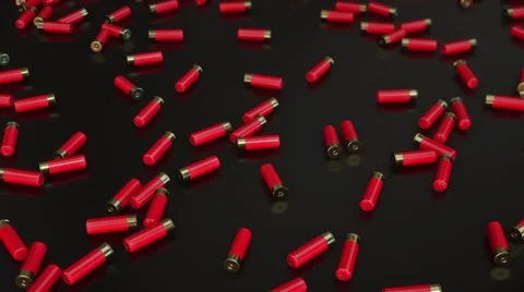 Messy Shotgun Shells 库存影片 58931556