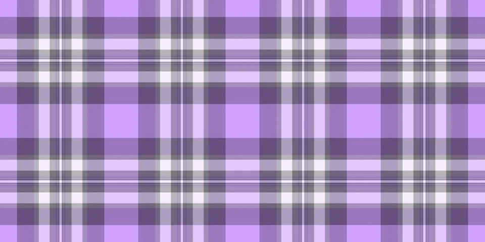 Messy texture check vector, realistic seamless pattern plaid. Industry fabr.. Stock Illustration