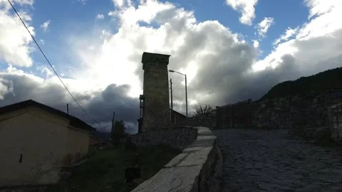 Mestia, Georgia Stock Footage 205003860