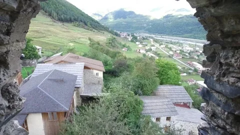 Mestia, Georgia Stock Footage 205003875