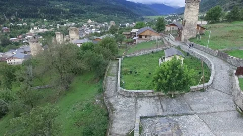 Mestia, Georgia Stock Footage 205003878