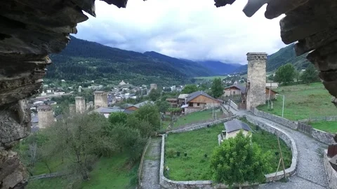 Mestia, Georgia Stock Footage 205003881