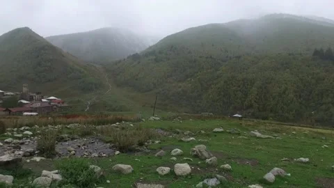 Mestia, Georgia Stock Footage 205003895
