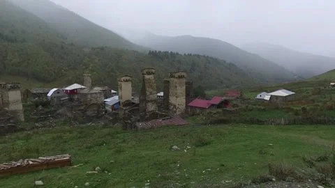 Mestia, Georgia Stock Footage 205003908