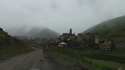 Mestia, Georgia Stock Footage 205003938