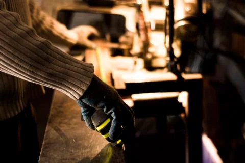 Mesuring Machine tape Stock Photos