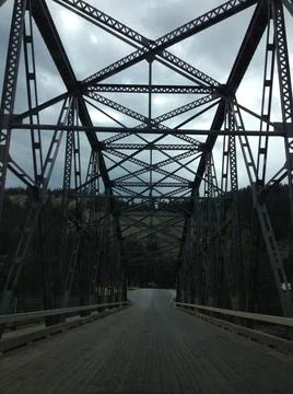 Met bridge construction Stock Photos