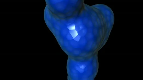 Meta ball blau Stock Footage 863609