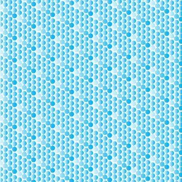 Meta ball Connect Dot Set. Molecule chain. Blue Circle Shapes. Abstract Geome Illustrazione stock