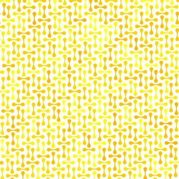 Meta ball Connect Dot Set. Yellow Molecule chain. Circle Shapes. Abstract Geo Illustrazione stock