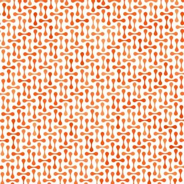 Meta ball Connect Dot Set. Red Molecule chain. Circle Shapes. Abstract Geom.. Illustrazione stock