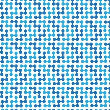 Meta ball Connect Dot Set. Molecule chain. Blue Circle Shapes. Abstract Geo.. Stock Illustration