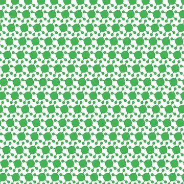 Meta ball Connect Dot Set. Green Molecule chain. Circle Shapes. Abstract Ge.. Illustrazione stock