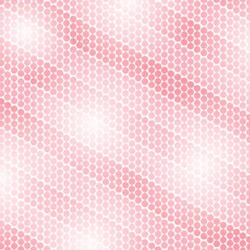 Meta ball Connect Dot Set. Pink Molecule chain. Circle Shapes. Abstract Geome Illustrazione stock