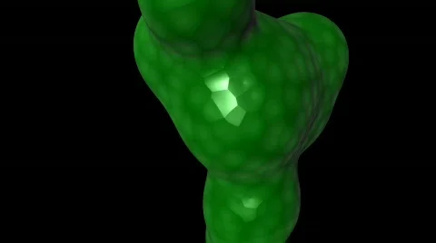 Meta ball green Stock Footage 863823