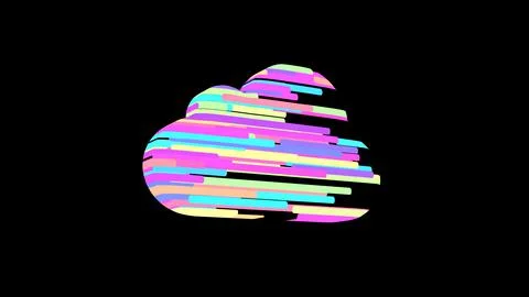 Meta Cloud, 3D illustration, symbol of cloud technology in modern digital wor Stock-Illustration