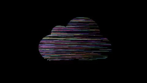Meta Cloud, 3D illustration, symbol of cloud technology in modern digital wor Stock-Illustration