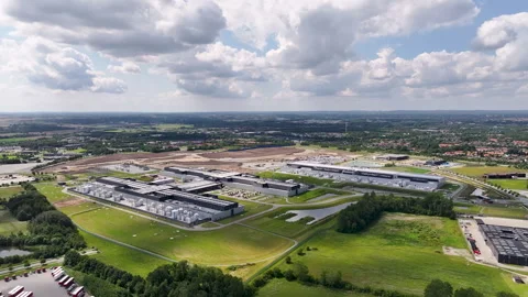 Meta Facebook Data Center 動画素材 247554322