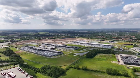 Meta Facebook Data Center Stock-Footage 247554450