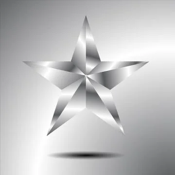 Meta gradient star on grey background. Vector illustration Stock Illustration