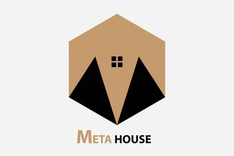 Meta House logo Stock Illustration