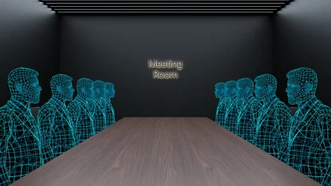 Meta Meeting Room Stock Footage 219409078