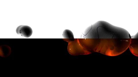 Metaball 50-50 (HD) Video stock 7134023