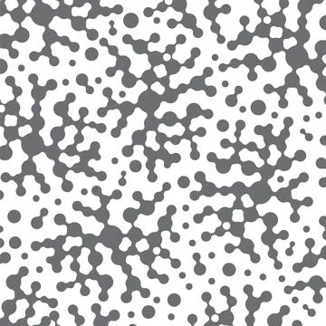 Metaball Connect Dot Set. Molecule chain. Circle Shapes. Abstract Geometric D Illustrazione stock