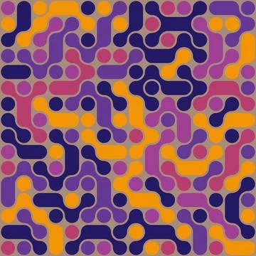 Metaball Connect Dots Set, Vector Illustration Stockillustratie