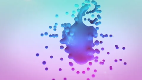 Metaball Explosion Stock Footage 159634062